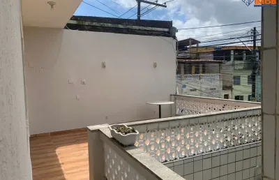 Casa residencial para venda em rua pública, macaúbas, salvador, 3 quartos, 1 sala, 1 banheiro, 1 vaga, 120m² área total.