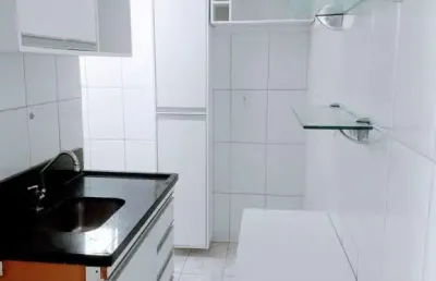 Apartamento residencial para venda em condominio fechado, pedra do descanso, feira de santana, 2 dormitórios, 1 sala, 1 banheiro, 1 vaga, 50m² área to