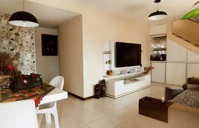 Apartamento vilage residencial para venda em condominio fechado, stella maris, salvador, 3 quartos, 2 suítes, 1 sala, 3 banheiros, 3 vagas, 145m² área