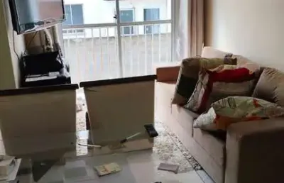 Apartamento residencial para venda em condominio fechado, pedra do descanso, feira de santana, 3 quartos, 1 sala, 1 banheiro, 2 vagas 54 m² área total