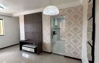 Apartamento residencial para venda em condominio fechado, campo limpo, feira de santana, 2 quartos, 1 suíte, 1 sala, 2 banheiros, 1 vaga, 75m² área