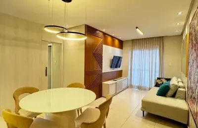 Apartamento residencial para venda em condominio fechado na santa mônica, feira de santana, 3 quartos sendo 1 suíte, 1 sala, 3 banheiros, 2 vagas