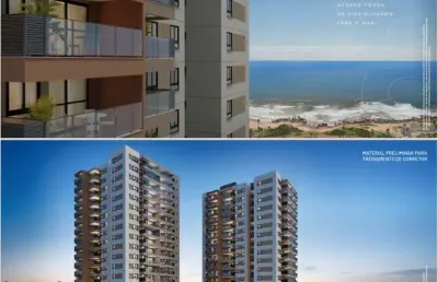 Lançamento apartamento residencial para venda, em condominio fechado, costa azul, salvador, 3 quartos sendo 2 suítes, 2 salas, 3 banheiros,2 vagas
