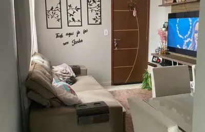 Apartamento residencial para venda em condominio fechado, conceição, feira de santana, 2 quartos, 1 sala, 1 banheiro, 1 vaga, 47m² área total.