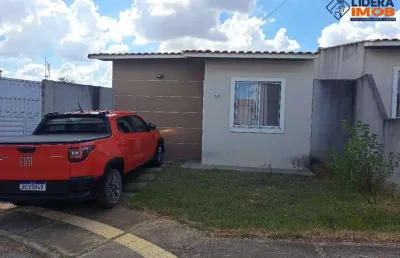 Casa residencial para venda em condominio fechado, santo antônio dos prazeres, feira de santana, 2 quartos, 1 sala, 1 banheiro, 1 vaga 145m² área tota
