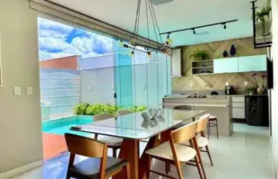 Casa residencial para venda em condominio, no sim, feira de santana, 3 quartos, sendo 1 suíte, 2 salas, 3 banheiros, 2 vagas 250m² área total