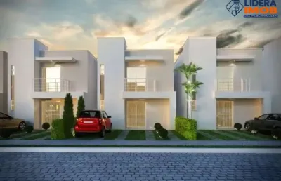 Casa residencial para venda em condomínio fechado, papagaio, feira de santana, 3 quartos, 1 suíte, 1 sala, 3 banheiros, 2 vagas, 105m² área construída