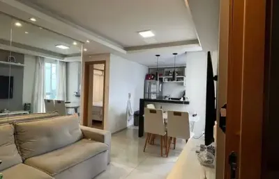 Apartamento residencial para venda em condomínio fechado, sim, feira de santana, 2 dormitórios, 1 sala, 1 banheiro, 1 vaga, 50m² área total.