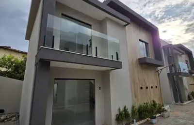 Casa residencial para venda em condomínio fechado, ipitanga, lauro de freitas, 4 quartos, 1 suíte, 1 sala, 2 banheiros, 1 vaga, 132m² área total.