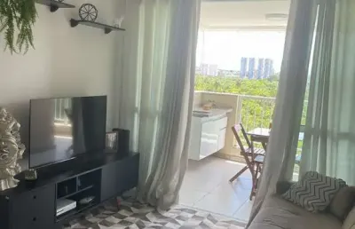 Apartamento residencial para venda em condomínio fechado, pituaçu, salvador, 2 quartos, 1 sala, 1 banheiro, 1 vaga, 69m² área total.