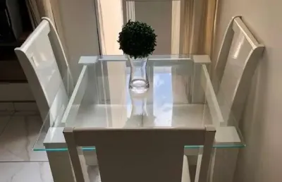 Apartamento residencial para locação em condomínio fechado, pedra do descanso, feira de santana, mobiliado, 2 quartos, 1 sala, 1 banheiro, 1 vaga, 50m