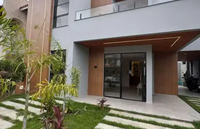 Casa residencial para venda em condominio fechado, sim, feira de santana, 3 suítes, 1 sala, 4 banheiros, 2 vagas