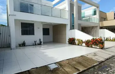 Casa residencial para locação em condomínio fechado, santa mônica, feira de santana, 3 quartos, 1 suíte, 1 sala, 3 banheiros, 2 vagas,100m² área total