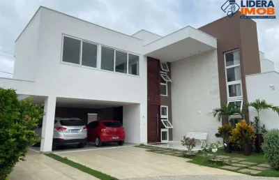Casa residencial para locação no condomínio bangalay, sim, feira de santana, 6 quartos, 5 suítes, 2 salas, 6 banheiros, 6 vagas, 500m²  área total.