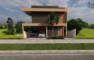 Casa residencial para venda em alphaville litoral norte 2 , alphaville (abrantes), camaçari, 5 suítes, 1 sala, 5 banheiros, 3 vagas, 440m² área total.
