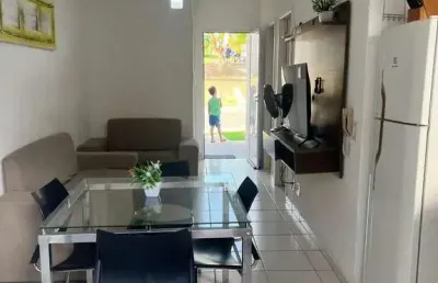Casa residencial para venda em condomínio fechado, sim, feira de santana, 2 dormitórios, 1 sala, 1 banheiro, 2 vagas, 100m² área total.