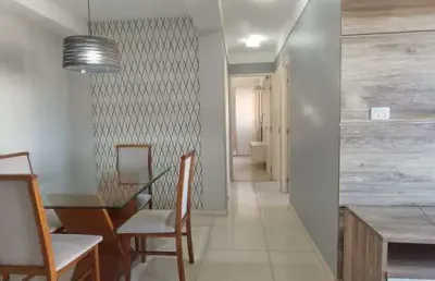 Apartamento residencial para locação em condomínio fechado, muchila, feira de santana, semi mobiliado 3 quartos sendo 1 suíte, 1 sala, 2 banheiros, 1