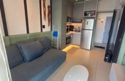 Apartamento residencial para venda no blue barra, barra, salvador, 1 suíte, 1 sala, 1 banheiro, 1 vaga, 35,37 m² área total.