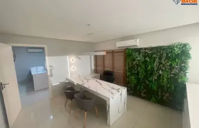 Sala comercial para locação no edificio premier, santa mônica, feira de santana, 3 salas, 1 banheiro, 1 vaga,32m² área total.