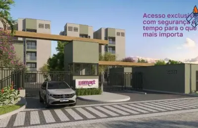 Apartamento residencial para venda em condominio fechado, papagaio, feira de santana, 2 quartos, 1 sala, 1 banheiro, 1 vaga 45,19 m² área total