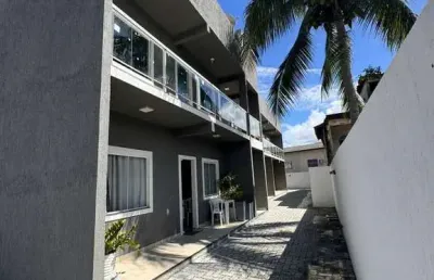 Apartamento residencial para venda em condominio fechado, centro, lauro de freitas, 2 quarto sendo 1 suíte, 1 sala, 2 banheiros, 1 vaga 74 m² área tot