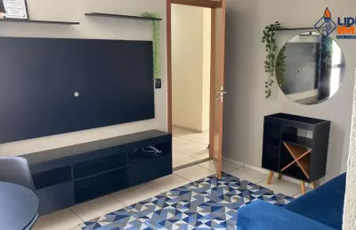 Apartamento residencial para locação em condomínio fechado, sim, feira de santana, 2 dormitórios, 1 sala, 1 banheiro, 1 vaga, 48m² área total.