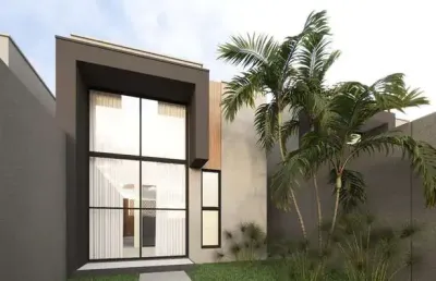 Casa residencial para venda em rua publica, no sim, feira de santana, 3 quartos sendo 1 suíte, 1 sala, 2 banheiros, 1 vaga, 71 m² área construída