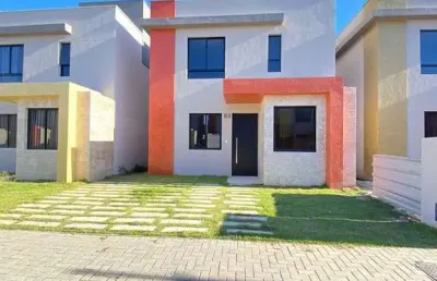 Casa residencial para venda no condomínio reserva lumière, lagoa salgada, feira de santana, 4 quartos, 2 suítes, 1 sala, 1 banheiro