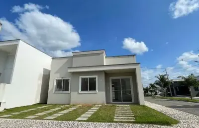 Casa residencial para venda no condomínio alameda das flores, sim, feira de santana, 3 quartos, 1 suíte, 1 sala, 1 banheiro, 2 vagas