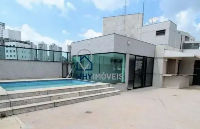 Cobertura com 4 quartos para alugar na avenida paulo camilo pena, 609, belvedere, belo horizonte por r$ 25.000