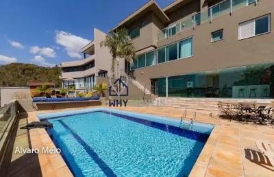 Casa em condomínio fechado com 6 quartos à venda na dos pinheiros, 275, alphaville - lagoa dos ingleses, nova lima por r$ 3.690.000