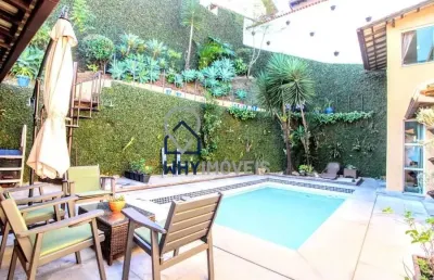 Casa com 4 quartos à venda na cosmos, 45, santa lúcia, belo horizonte por r$ 2.780.000