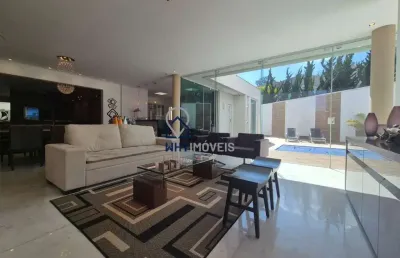 Casa em condomínio fechado com 4 quartos à venda na das gardênias, 205, alphaville - lagoa dos ingleses, nova lima por r$ 3.600.000