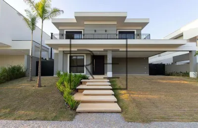 Casa à venda em campinas, alphaville, com 4 suítes, com 453 m², mont blanc résidence