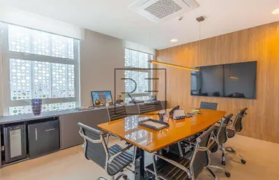 Andar comercial mobiliado na nova campinas com 7 salas e 5 vagas