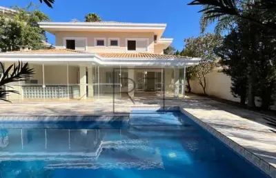 Casa de alto padrão para locação  - 4 suítes e 420 m² – alphaville campinas