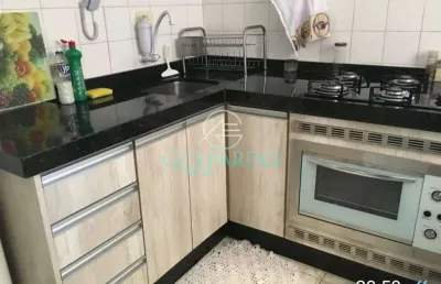 Apartamento a venda com 57 metros de area útil, 3 dormitorios, 1 banheiro, sala e cozinha, com armá
