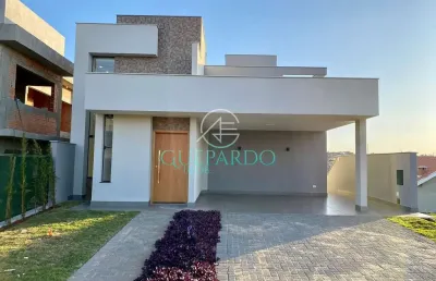Casa térrea nunca habitada à venda no condomínio tauá  tangará, 151m2 útil 270m2 de terreno, com 3