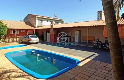 Casa a venda com 4 quartos, piscina, área gourmet e 8 vagas – vila brasil, londrina