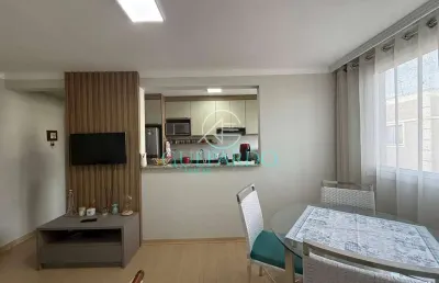 Apartamento reformado à venda no spazio le parc. 2 quartos, 1 banheiro- 1 vaga de garagem, jardim j