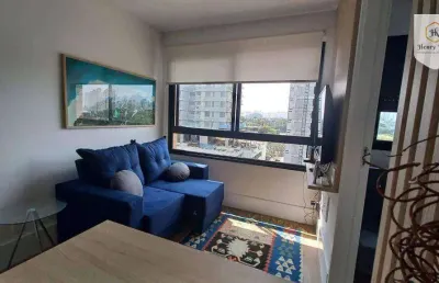 Apartamento para alugar, 35 m² por r$ 5.800,00/mês - moema - são paulo/sp