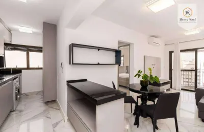 Apartamento com 1 dormitório e 1 vaga para alugar, 42 m² por r$ 7.152/mês - itaim bibi - são paulo/sp