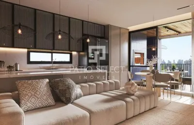 Apartamento, com varanda gourmet, 03  dormitórios, 01 suíte, santa quitéria - curitiba/pr