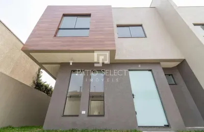 Sobrado com terraço de 30m² no uberaba, curitiba/ pr
