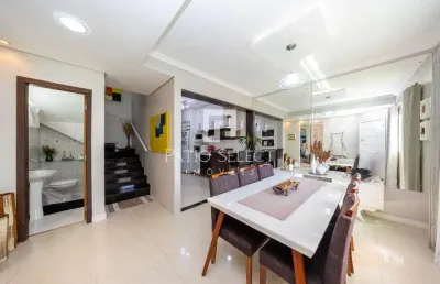 Casa de condomínio com 129 m², 3 quartos sendo 1 suíte à venda no bairro novo mundo.