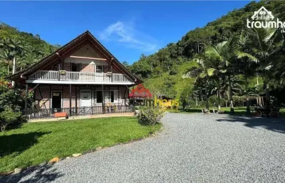 Sítio com 2 dormitórios à venda, 93741 m² por r$ 850.000,00 - vila itoupava - blumenau/sc