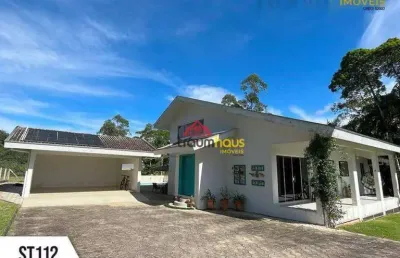 Sítio com 3 dormitórios à venda, 52000 m² por r$ 2.500.000,00 - vila itoupava - blumenau/sc
