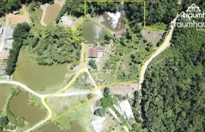 Sítio com 3 dormitórios à venda, 20000 m² por r$ 1.350.000 - vila itoupava - blumenau/sc