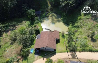 Sítio com 3 dormitórios à venda, 5000 m² por r$ 800.000,00 - fidélis - blumenau/sc