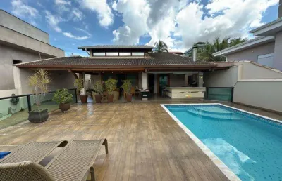 Casa à venda em jaguariúna, estância das flores, com 3 suítes, com 302 m²